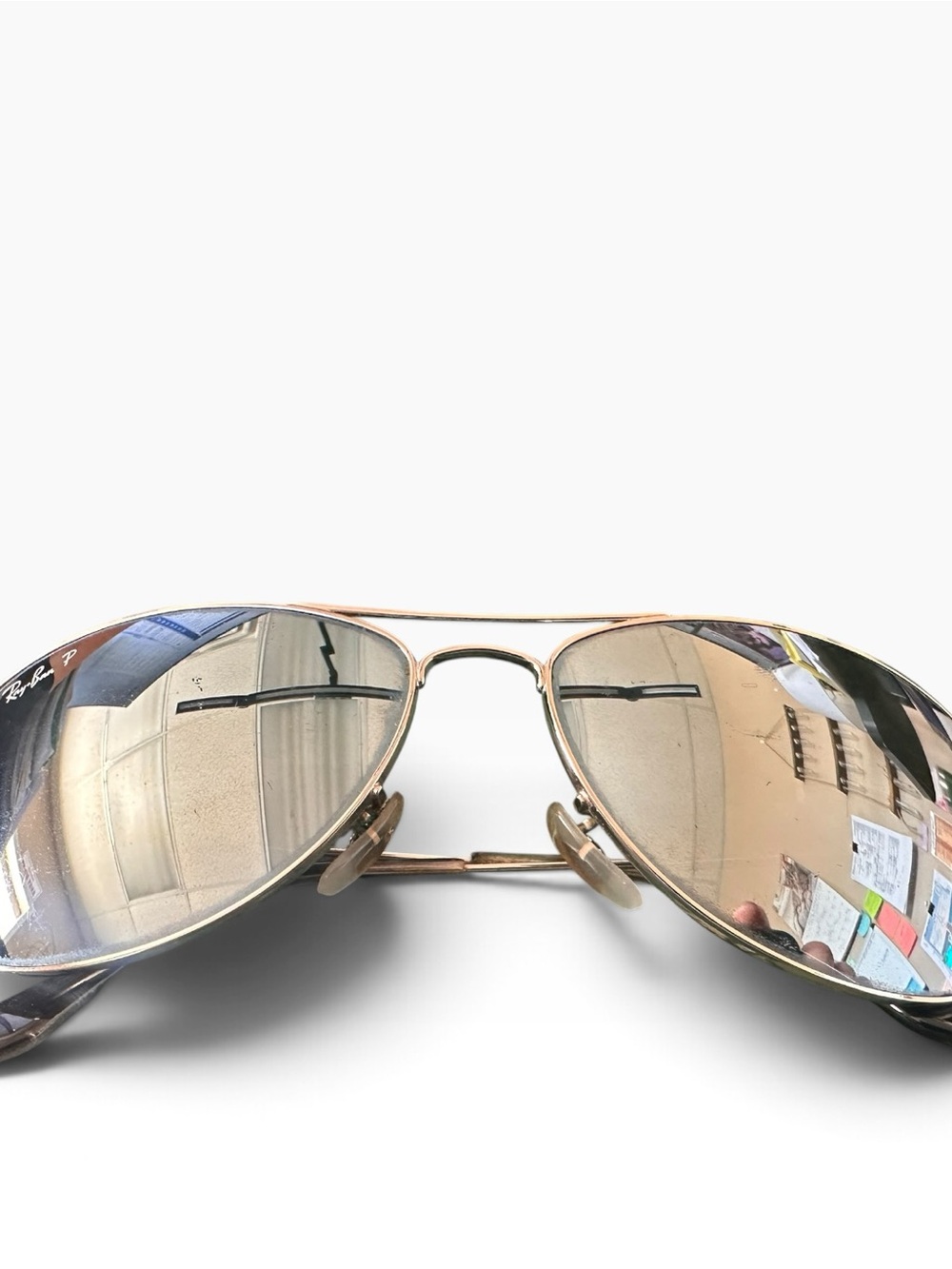 Ray-Ban Prescription Polarized Aviator Sunglasses Made in Italy